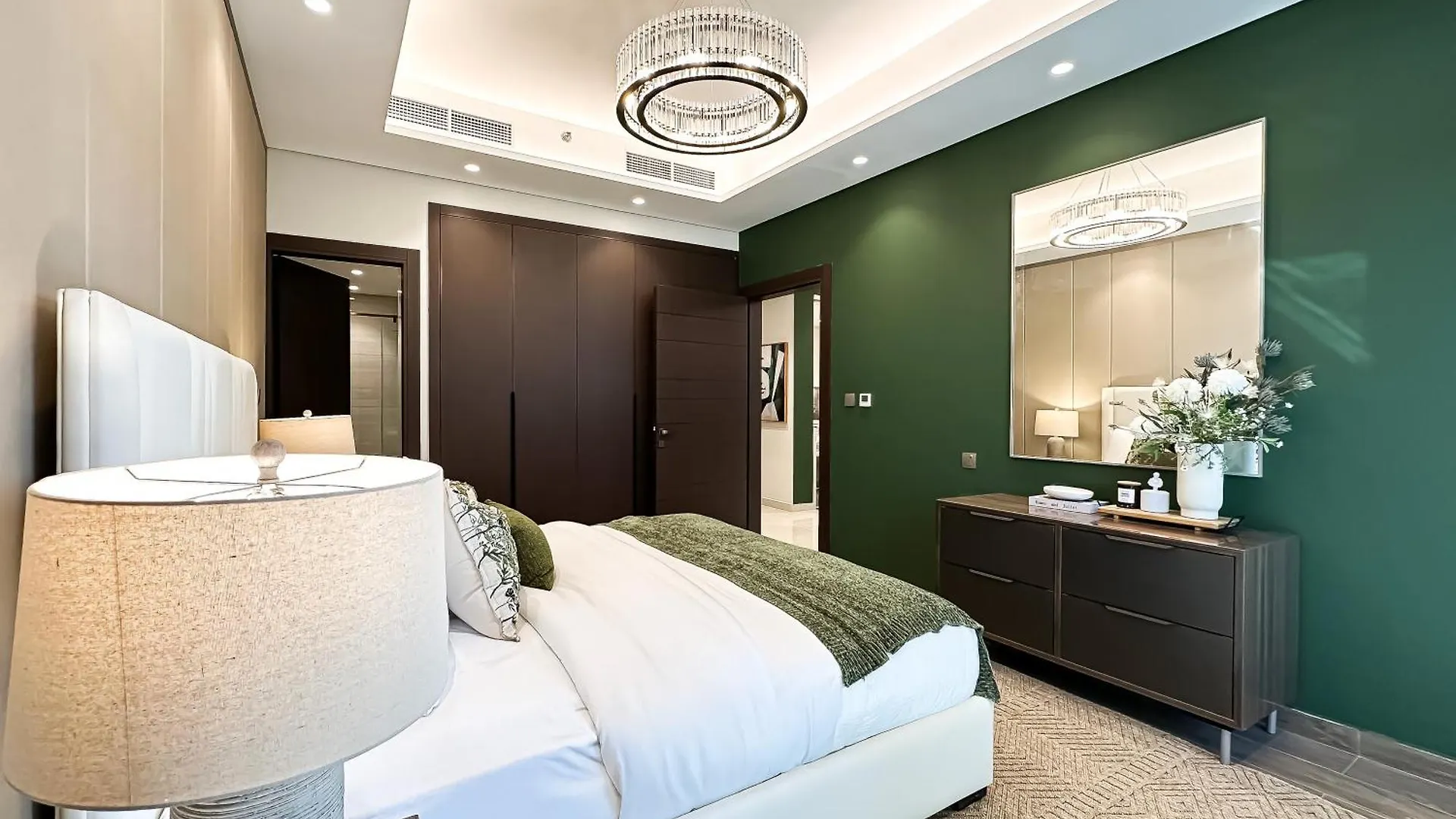 Trophy-Refined Living With Natural Hues Dubai Apartment