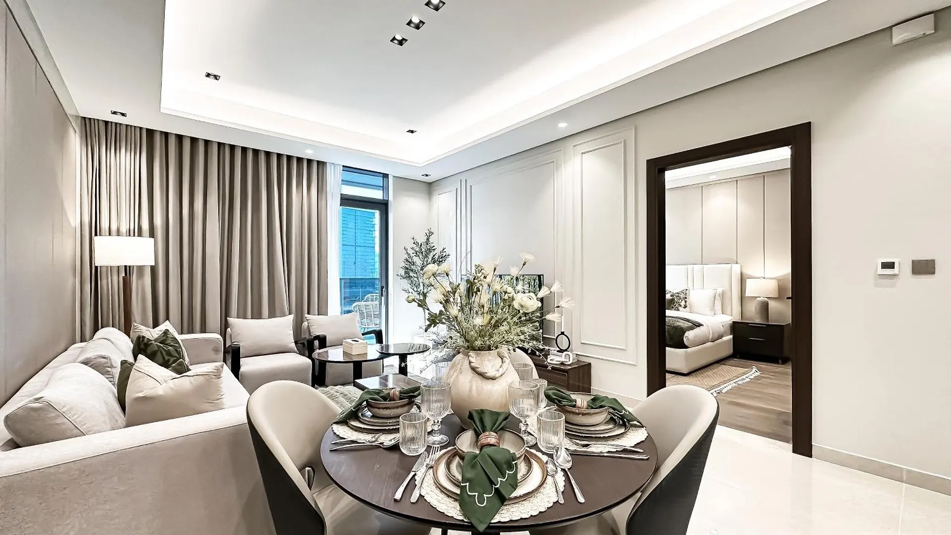Apartment Trophy-Refined Living With Natural Hues Dubai United Arab Emirates