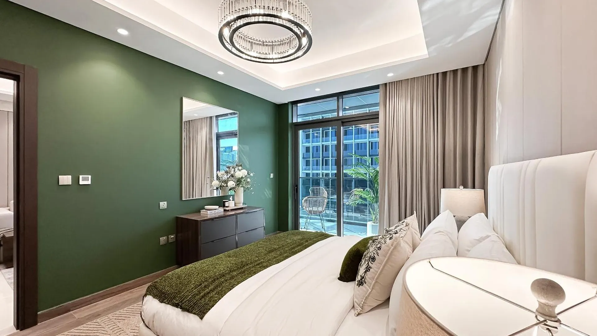 Trophy-Refined Living With Natural Hues Dubai Apartment